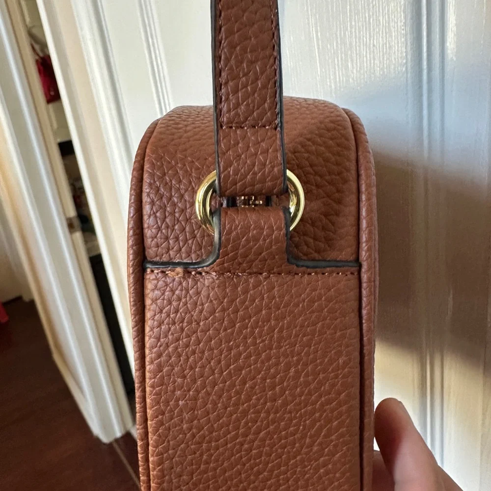 Women's Tan Leather Bag - Picture 7 of 11
